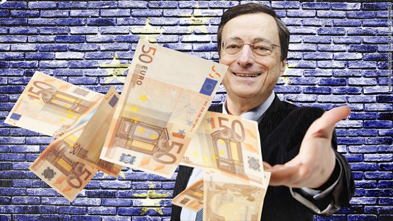 Ομόλογα ύψους 60 δισ. ευρώ το μήνα αγοράζει η ΕΚΤ για την «μάχη» του αποπληθωρισμού