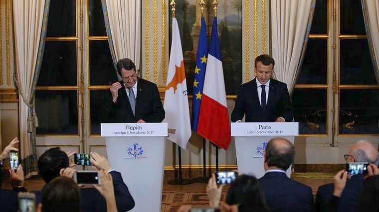 Συνάντηση Αναστασιάδη – Μακρόν: Η Γαλλία θα στηρίξει την Κύπρο στις διαπραγματεύσεις για το Κυπριακό