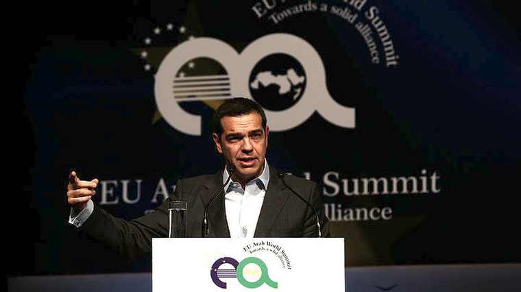Ο Αλ. Τσίπρας στη 2η Ευρωαραβική Διάσκεψη: «Η Ελλάδα έχει διαβεί τον Ρουβίκωνα της κρίσης, βρίσκεται σε μια νέα εποχή»