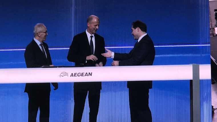 Τομ Εντερς, CEO Airbus: Μεγάλη μέρα για την Ελλάδα, μεγάλη μέρα για την AEGEAN