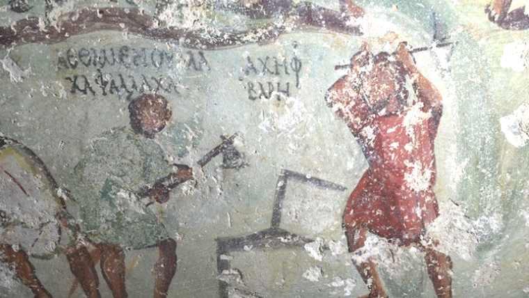 Αρχαίο κόμικ εντοπίστηκε σε τάφο του 1ου αιώνα μ.Χ. στην Ιορδανία