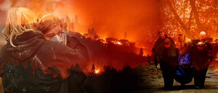 Σαράντα τέσσερις οι νεκροί στην πιο πολύνεκρη πυρκαγιά στην ιστορία της Καλιφόρνια
