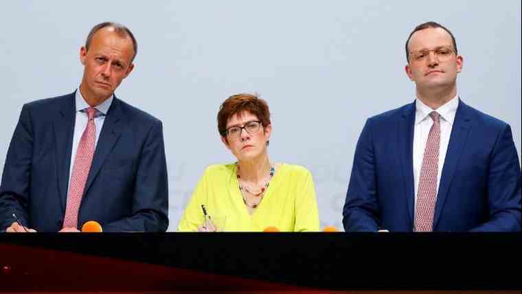 Τρεις οι υποψήφιοι μνηστήρες για τον διάδοχο της Μέρκελ