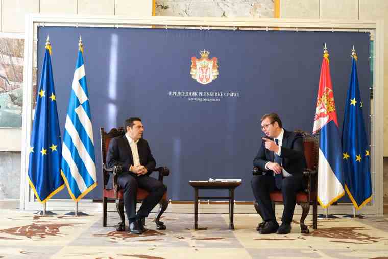Στενότερη συνεργασία Ελλάδας-Σερβίας με τη συμφωνία των Πρεσπών