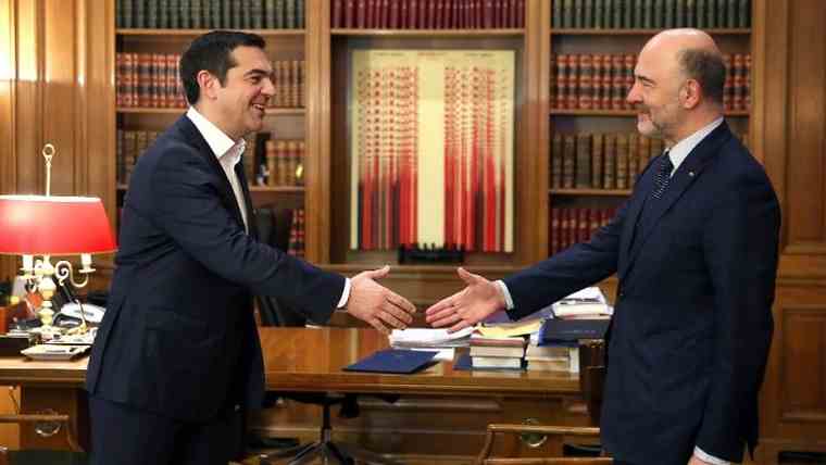 Με τον Πιέρ Μοσκοβισί συναντήθηκε ο πρωθυπουργός, Αλέξης Τσίπρας