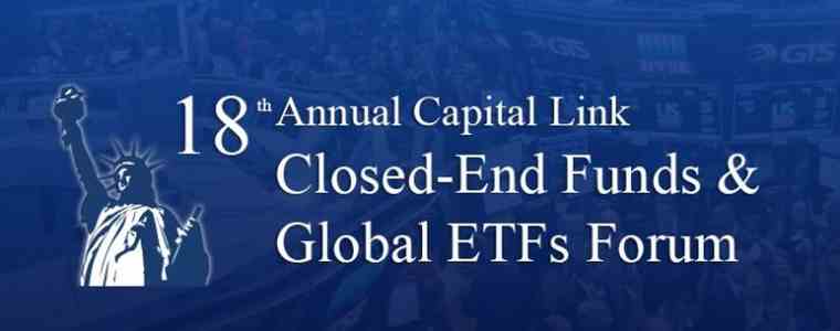 18ο Ετήσιο Capital Link Closed-End Funds & Global ETFs Forum