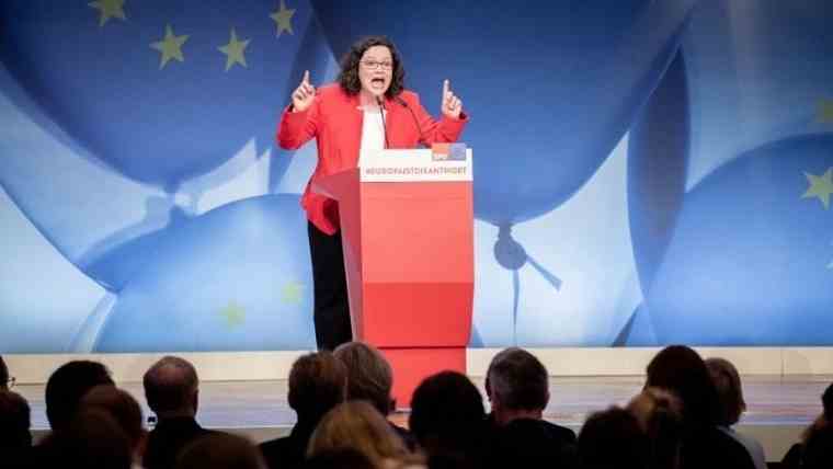 Παραιτήθηκε από την ηγεσία του  SPD η Αντρέα Νάλες