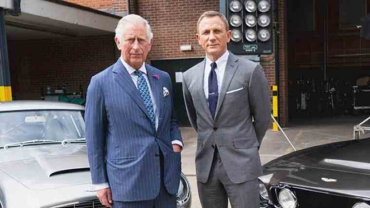 Κάρολος και Ντάνιελ Κρεγκ στα γυρίσματα του James Bond