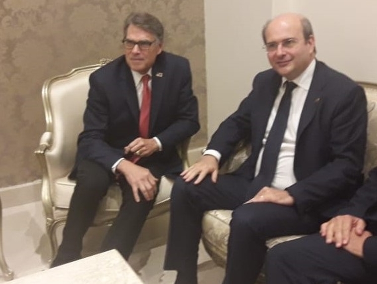 Συνάντηση Κ. Χατζηδάκη με τον υπουργό Ενέργειας των ΗΠΑ