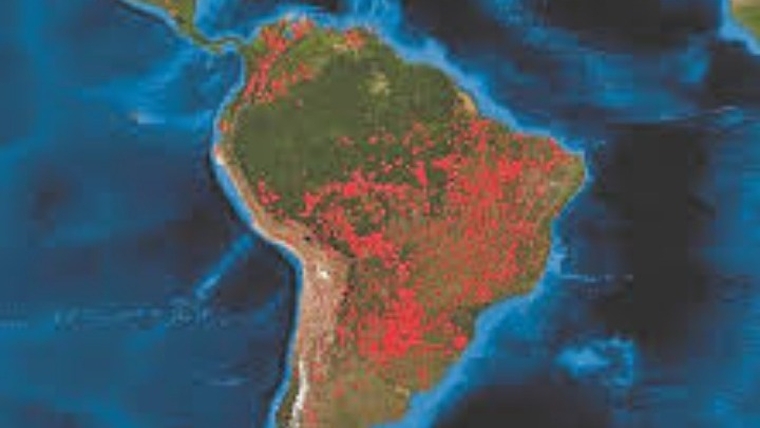 Αμαζόνιος: Τα μέτωπα της φωτιάς συνεχίζουν να αυξάνονται και να επεκτείνονται