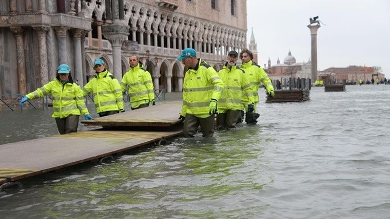 Βενετία: Έκλεισε η πλατεία του Αγίου Μάρκου εξαιτίας νέας πλημμύρας