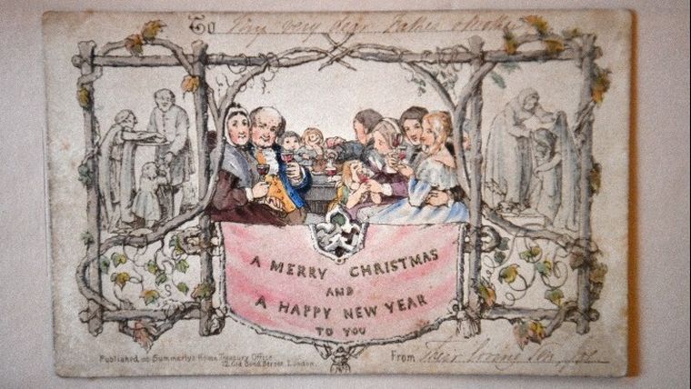 Στο Μουσείο του Καρόλου Ντίκενς η πρώτη, παγκοσμίως, έντυπη χριστουγεννιάτικη κάρτα