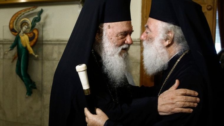 Επίσκεψη του Πατριάρχη Αλεξανδρείας στον Αρχιεπίσκοπο Ιερώνυμο