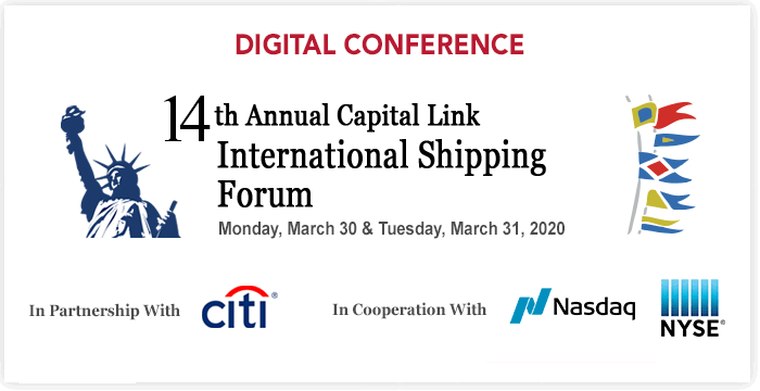 Ψηφιακό το 14ο Ετήσιο Capital Link International Shipping Forum