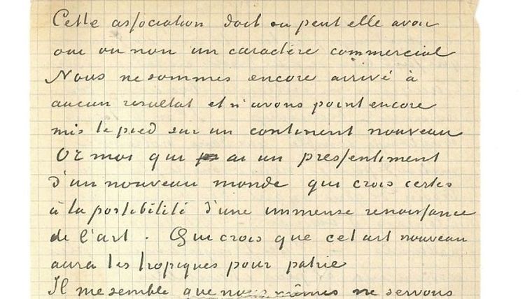 Κοινή επιστολή των Βαν Γκογκ και Γκογκέν σε δημοπρασία στο Παρίσι