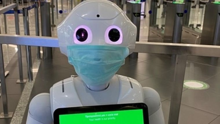 Ρομπότ ενημερώνουν το επιβατικό κοινό στο «Ελ. Βενιζέλος»