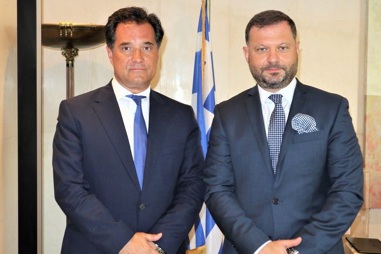 Συνάντηση του Άδωνι Γεωργιάδη με τον Πρόεδρο της ΟΝΕΧ