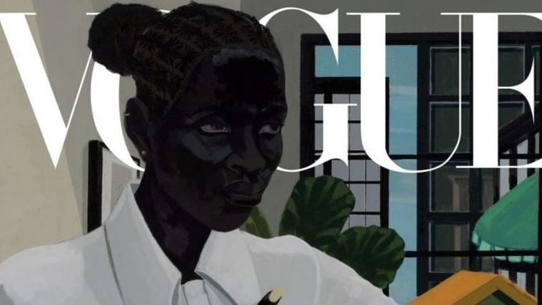 Εξώφυλλο του Vogue από δύο Αφροαμερικανούς καλλιτέχνες
