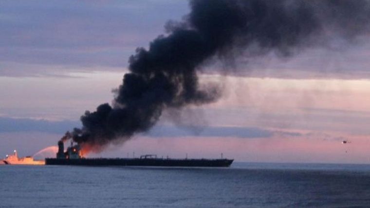 Πυρκαγιά σε δεξαμενόπλοιο ανοικτά της Σρι Λάνκα, 5 Έλληνες ανάμεσα στα μέλη του πληρώματος