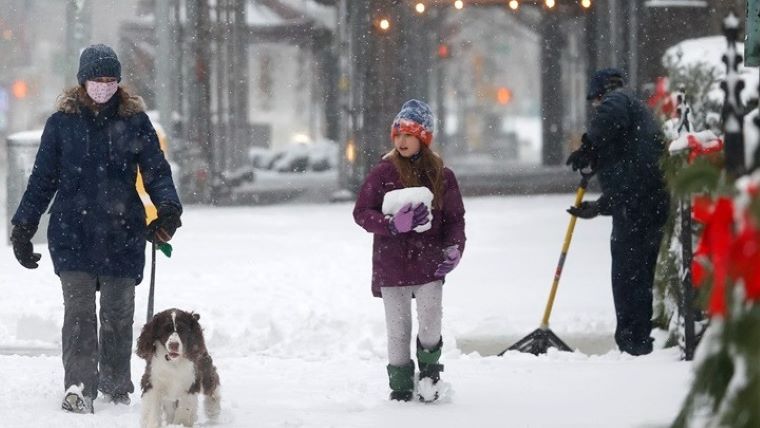 Χειμερινή καταιγίδα προκάλεσε πρωτόγνωρες χιονοπτώσεις στις ΗΠΑ