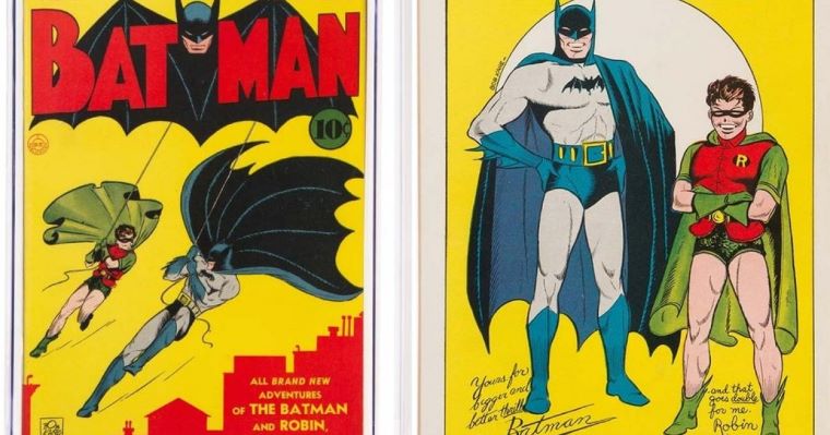 Το πρώτο τεύχος του κόμικ Batman πωλήθηκε έναντι 2,2 εκατ. δολαρίων