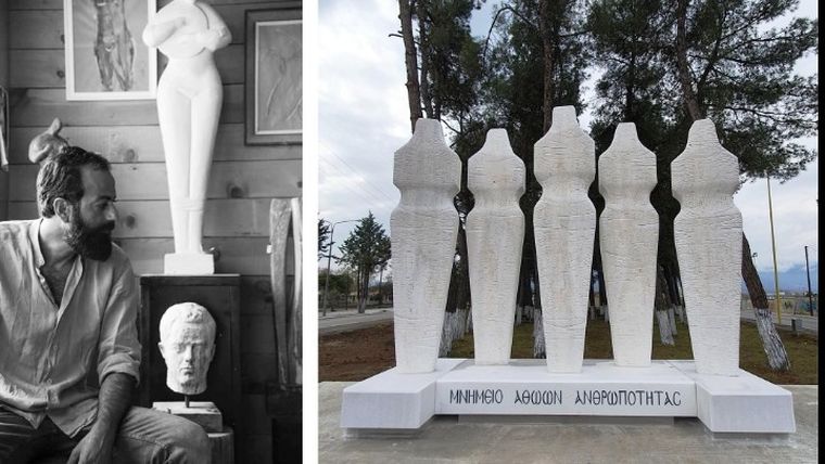 Ένα σύγχρονο γλυπτό του Οδυσσέα Τουσουνίδη κατά της γενοκτονίας, σημείο συνάντησης πολιτισμών και ανθρώπων
