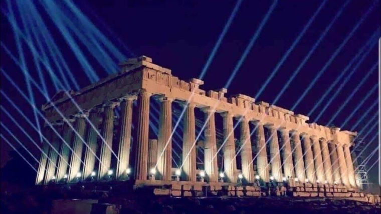 Τριπλή διεθνής διάκριση για τον νέο φωτισμό της Ακρόπολης