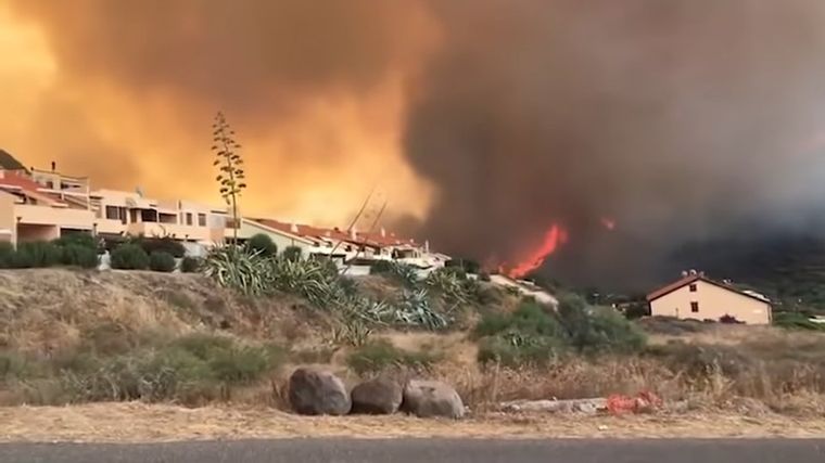 Ιταλία – πυρκαγιές: Σε κατάσταση έκτακτης ανάγκης η Σαρδηνία
