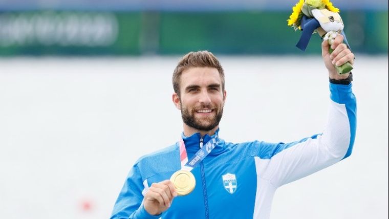«Χρυσός» με Ολυμπιακό ρεκόρ ο Στέφανος Ντούσκος