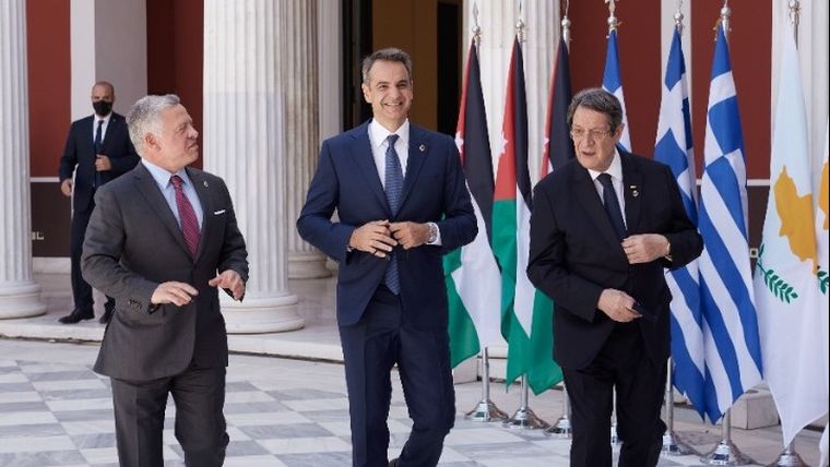 Ελλάδα, Κύπρος και Ιορδανία δεσμεύονται για την ειρήνη στην περιοχή