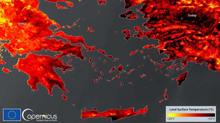 Πανδημία πυρκαγιών στη Μεσόγειο