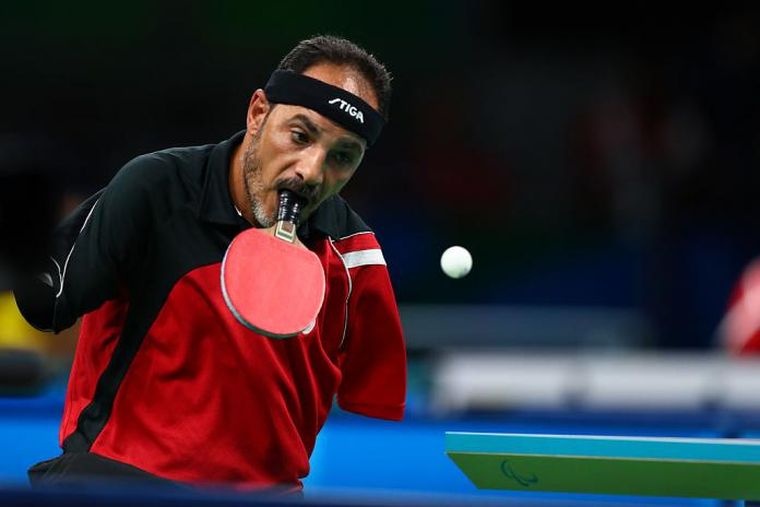 Ιμπραΐμ Χαμάτου, ο αθλητής – σύμβολο των Παραολυμπιακών: Παίζει πινγκ – πονγκ με το στόμα