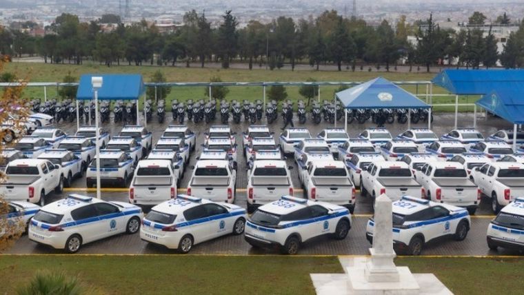 Με 280 νέα οχήματα ενισχύθηκε η Ελληνική Αστυνομία