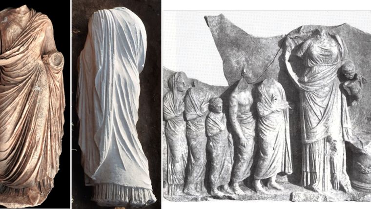 Αγαλμα γυναικός με ποδήρη χιτώνα βρέθηκε στην αρχαία Επίδαυρο