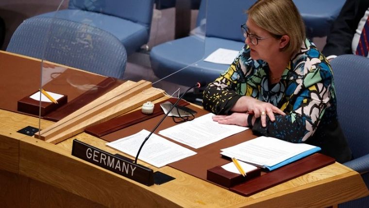 Πρεσβεύτρια της Γερμανίας στον ΟΗΕ: Η Ρωσία «πέταξε τη μάσκα»