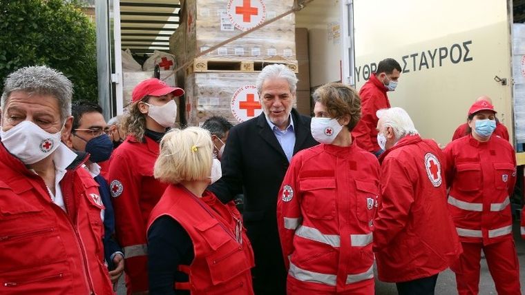 Ο Ελληνικός Ερυθρός Σταυρός στέλνει 50 τόνους ανθρωπιστικής βοήθειας στην Ουκρανία