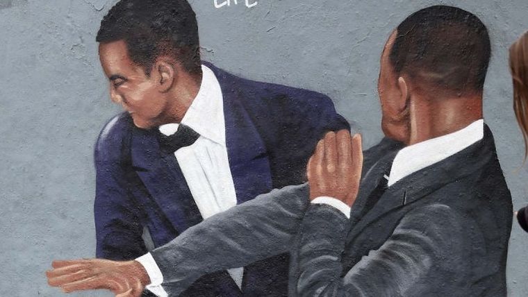 Το χαστούκι του Γουίλ Σμιθ στον Κρις Ροκ έγινε γκράφιτι στο Βερολίνο