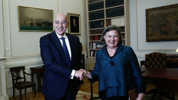 Β. Νούλαντ: Στηρίζουμε σθεναρά τη συνεργασία Ελλάδας, Ισραήλ, Κύπρου και ΗΠΑ