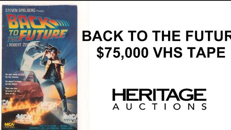 Βιντεοκασέτα της ταινίας «Back to the Future», πωλήθηκε 75.000 δολάρια σε δημοπρασία