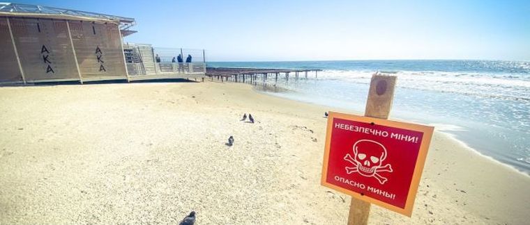 «Κίνδυνος! Νάρκες» – Οι δημοφιλείς παραλίες της Οδησσού είναι πλέον απαγορευμένη ζώνη