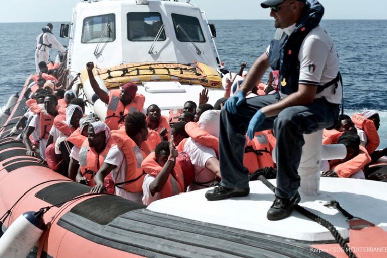 Περίπου 50 μετανάστες διασώθηκαν από την ιταλική ακτοφυλακή