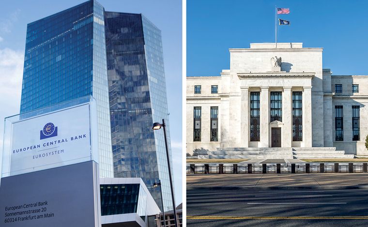 Νέος γύρος αύξησης επιτοκίων από ΕΚΤ και Fed