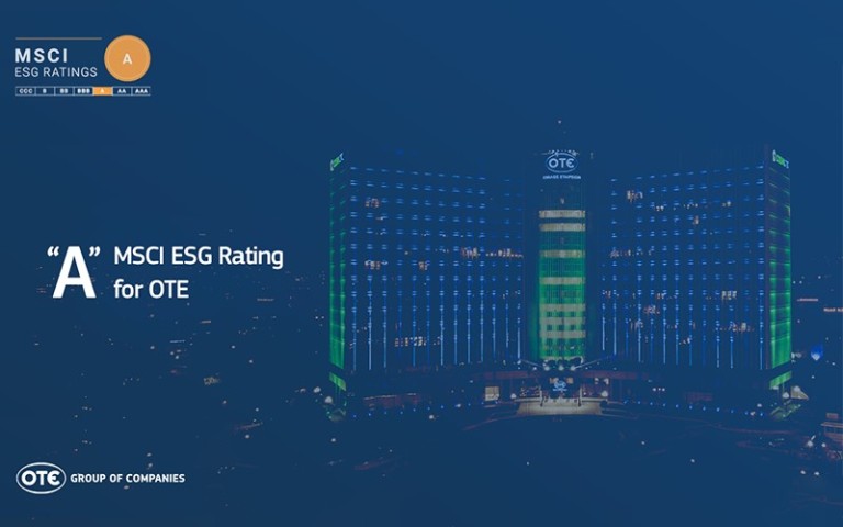 «A» για τον ΟΤΕ στην αξιολόγηση MSCI ESG Ratings