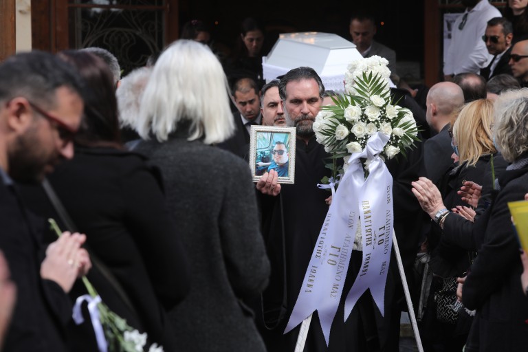 Τέμπη: Στην κηδεία του μηχανοδηγού παραβρέθηκε ο πρωθυπουργός