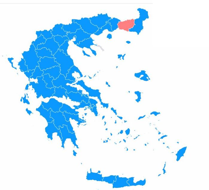 Μεγάλη νίκη της ΝΔ, πάνω από 20 μονάδες η διαφορά από τον ΣΥΡΙΖΑ