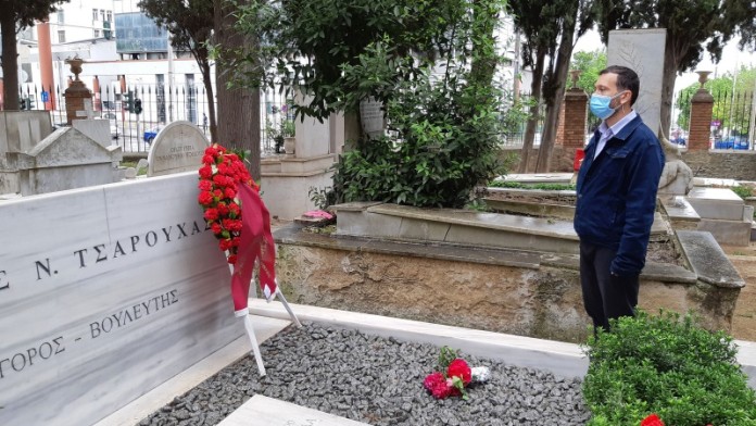ΚΚΕ: Τίμησε τον Μάη του '36 και τη μνήμη του Γιώργου Τσαρουχά