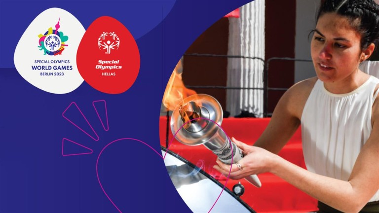 Τελετή αφής της Φλόγας για τους Αγώνες Special Olympics Βερολινο 2023