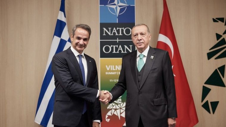 Ολοκληρώθηκε η συνάντηση του πρωθυπουργού με τον πρόεδρο της Τουρκίας, στο περιθώριο της Συνόδου του ΝΑΤΟ