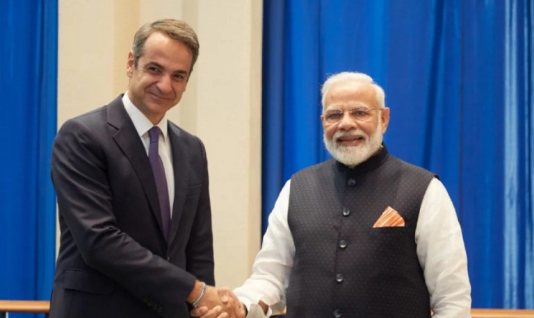 Συνάντηση Μητσοτάκη - Μόντι: Με στόχο να καταστεί η Ελλάδα πύλη της Ινδίας προς την Ευρώπη