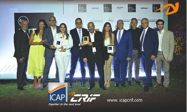 Tρία βραβεία απέσπασε η ICAP CRIF, ο μεγαλύτερος φορέας